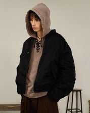 Back Line Zip MA-1（Black)