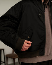 Back Line Zip MA-1（Black)