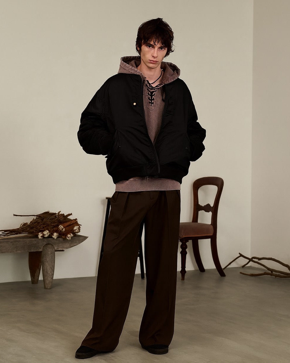 Back Line Zip MA-1（Black)