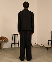 Riveted Baggy Slacks （Black）