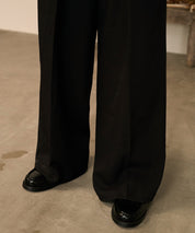 Riveted Baggy Slacks （Black）