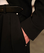 Riveted Baggy Slacks （Black）