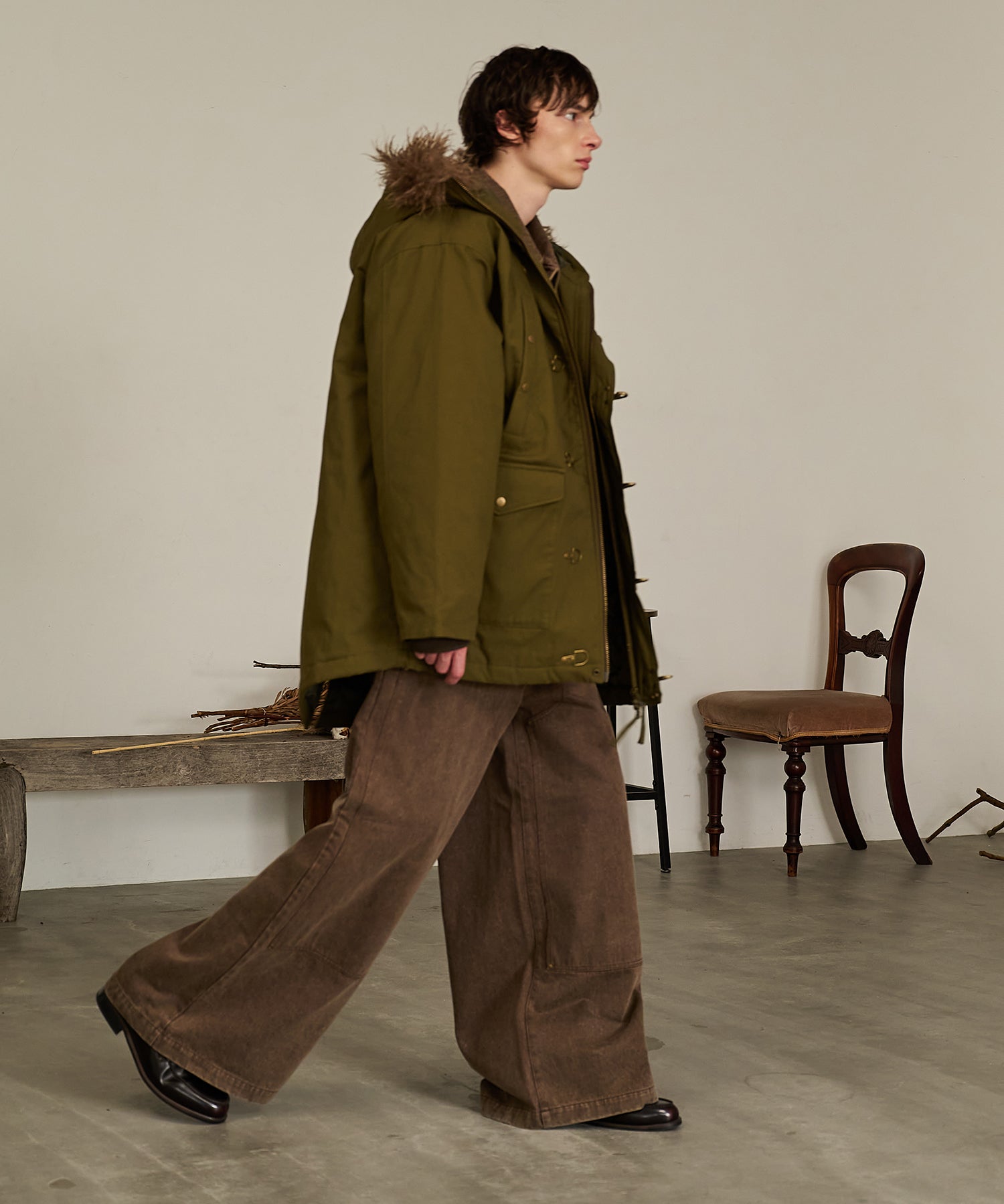 Padded N-3B Jacket (Khaki)