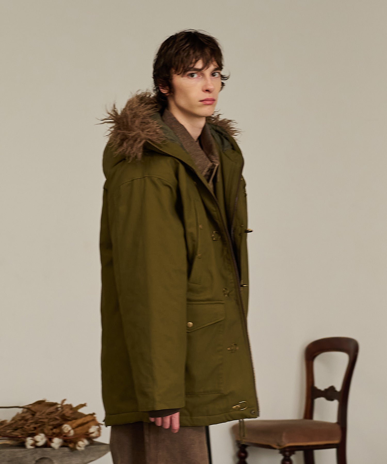 Padded N-3B Jacket (Khaki)