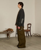 Double Pocket Cargo Pants (Khaki)