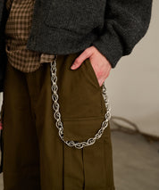 Double Pocket Cargo Pants (Khaki)