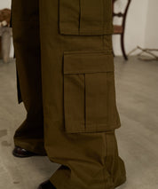 Double Pocket Cargo Pants (Khaki)