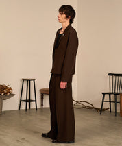 Riveted Baggy Slacks （Brown）