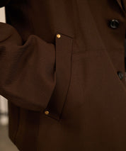 Riveted Single Short Jacket （Brown）