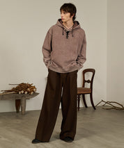 Washed Deck Hoodie (Brown)