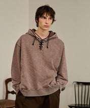 Washed Deck Hoodie (Brown)