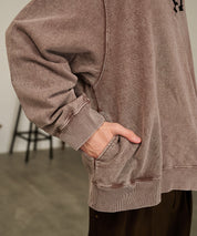 Washed Deck Hoodie (Brown)