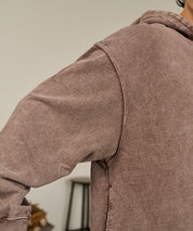 Washed Deck Hoodie (Brown)