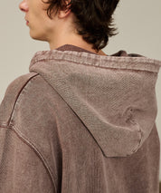 Washed Deck Hoodie (Brown)