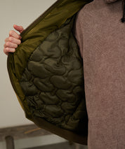 Back Line Zip MA-1（Khaki)