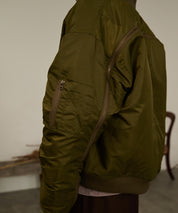 Back Line Zip MA-1（Khaki)