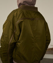 Back Line Zip MA-1（Khaki)