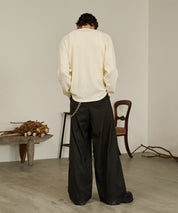 Thermal Texture Henley Top（Ivory）