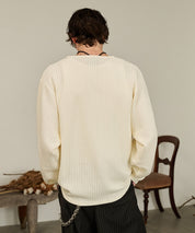 Thermal Texture Henley Top（Ivory）