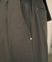 Riveted Baggy Slacks （Gray）