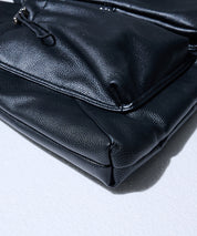 2-way Leather Shoulder Bag（Black）